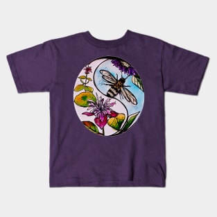 Bees &Flowers Kids T-Shirt